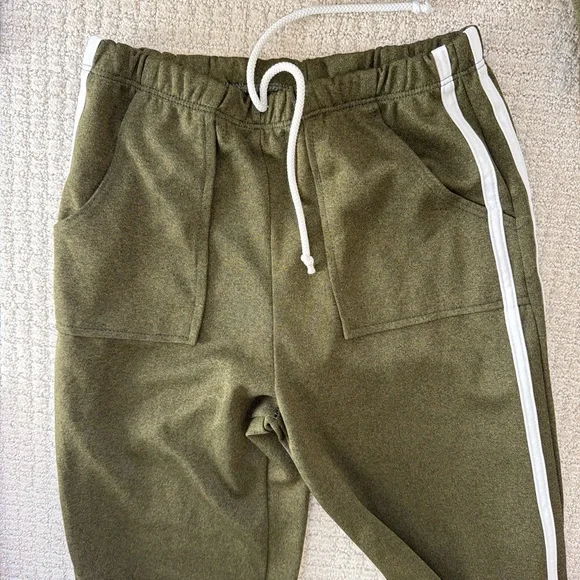 Tommy Sport Green Women's Track Suit with White Stripes - Picture 3 of 3